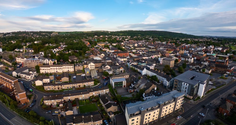 Properties in the small town of Holywood, Northern Ireland