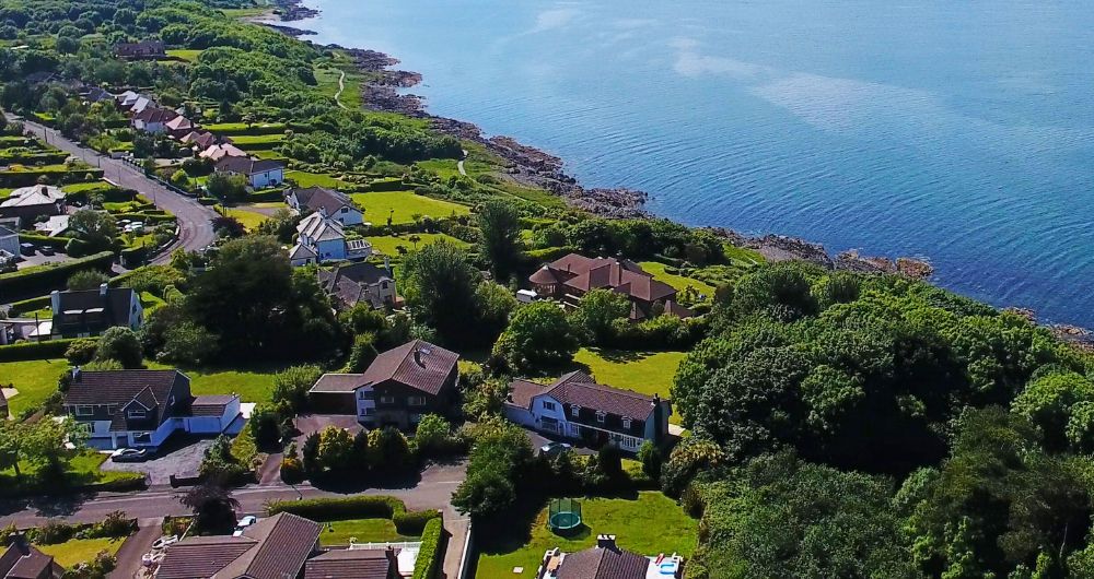 Belfast Lough from Helens Bay County Down Northern Ireland