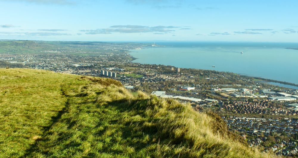 Belfast bay view from Cavehill