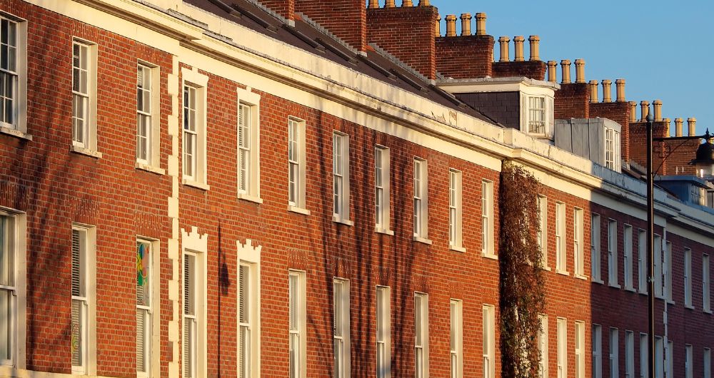 Belfast red brick houses
