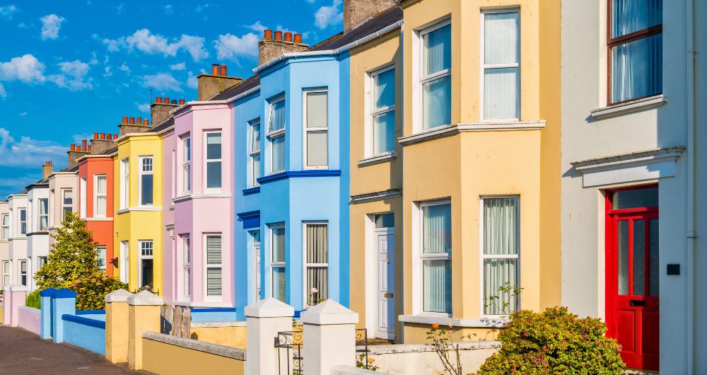 Colourful Townhouses in Portrush
