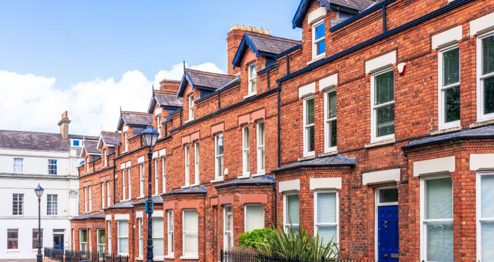 Victorian terrace in Belfast, Northern Ireland